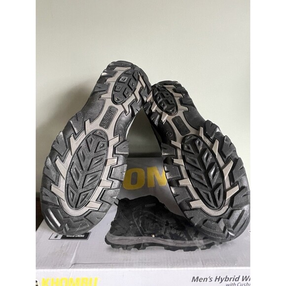 Khombu Men's Mason Black Cushioned Footbed Hybrid Winter Boots SIZE 11 - Picture 6 of 8